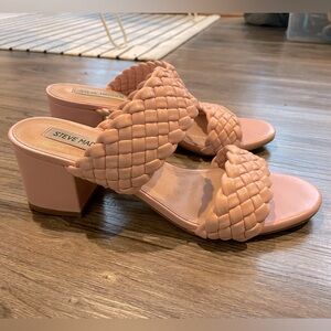 Steve Madden Size 9 braided pink heels